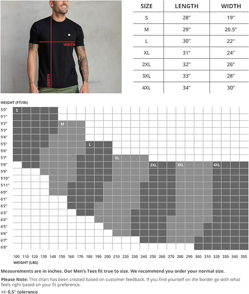 Men'S T-Shirts Soft Cotton Blend Crew Neck Tee S - 4XL Athletic Fit Plain Basic T-Shirt for Men